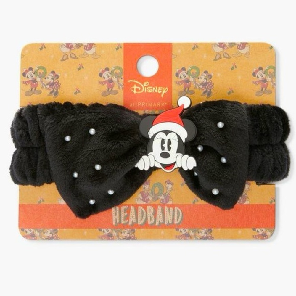 Mickey Mouse Disney Christmas Plush Beaded Headband
